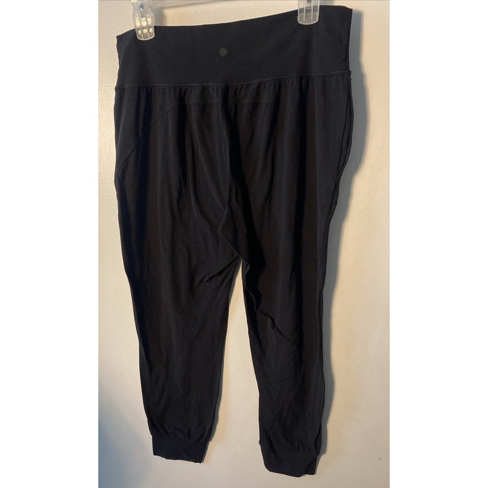 Athleta Women's XL Black Salutation Jogger in Powervita Yoga Lounge
